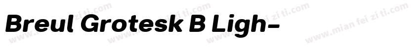 Breul Grotesk B Ligh字体转换